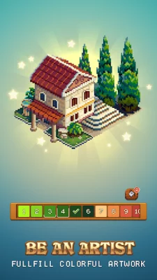 Pixel Isle: Art Coloring World screenshot №5